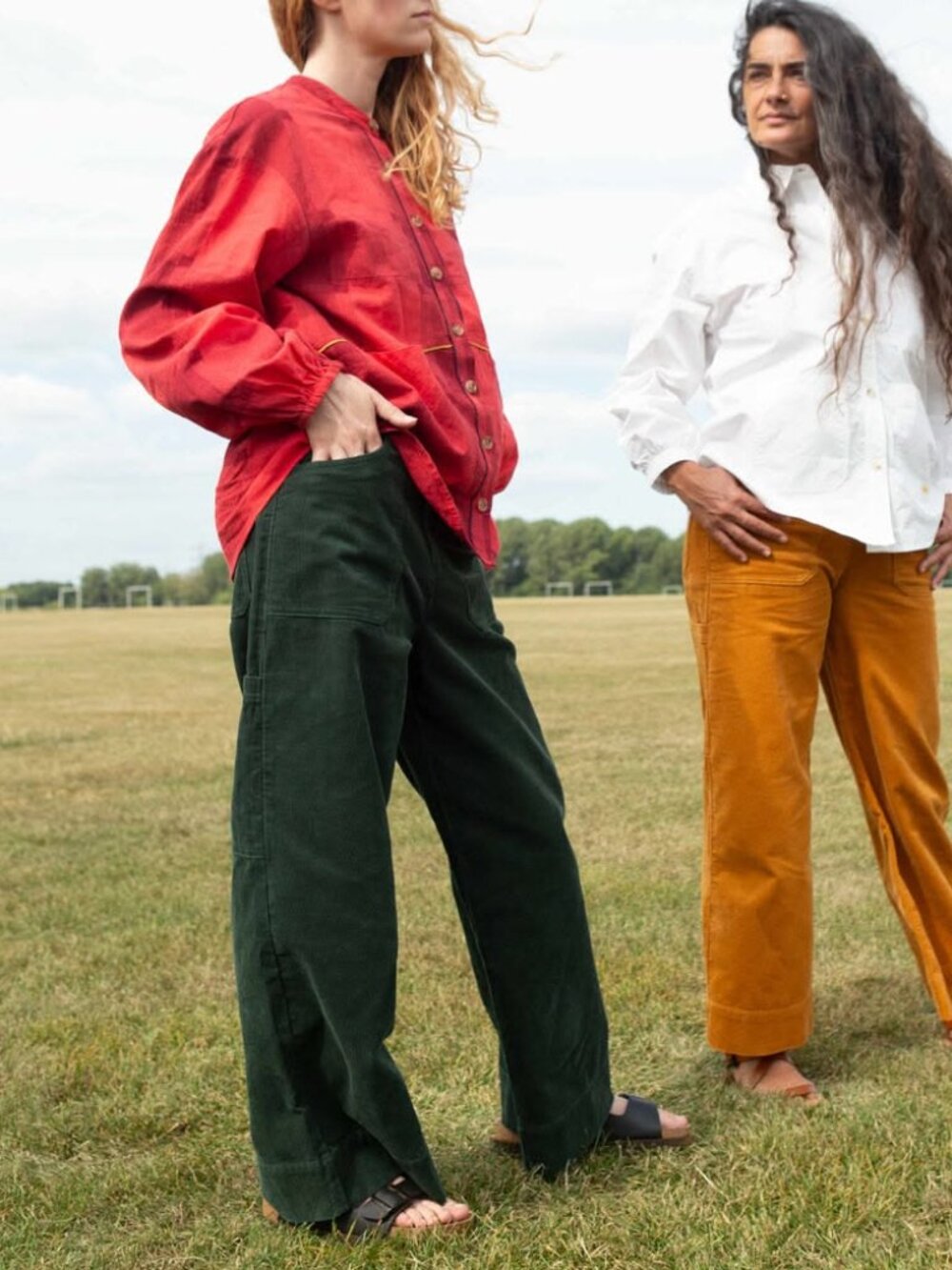 L.F. Markey Carpenter Trouser Corduroy Forest Green